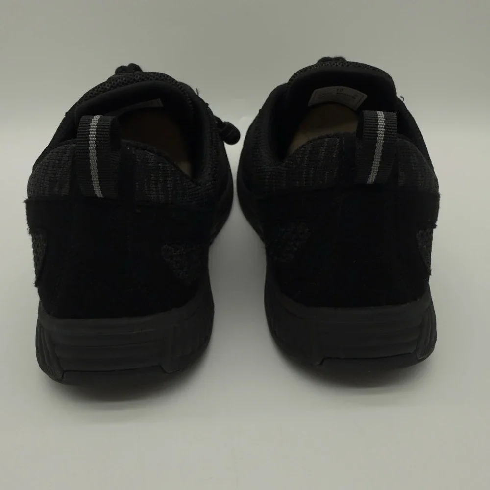 OrthoFeet 977 Coral No-Tie Lace Athletic Shoe Black Women's‎ Size 8.5 Medium NWB